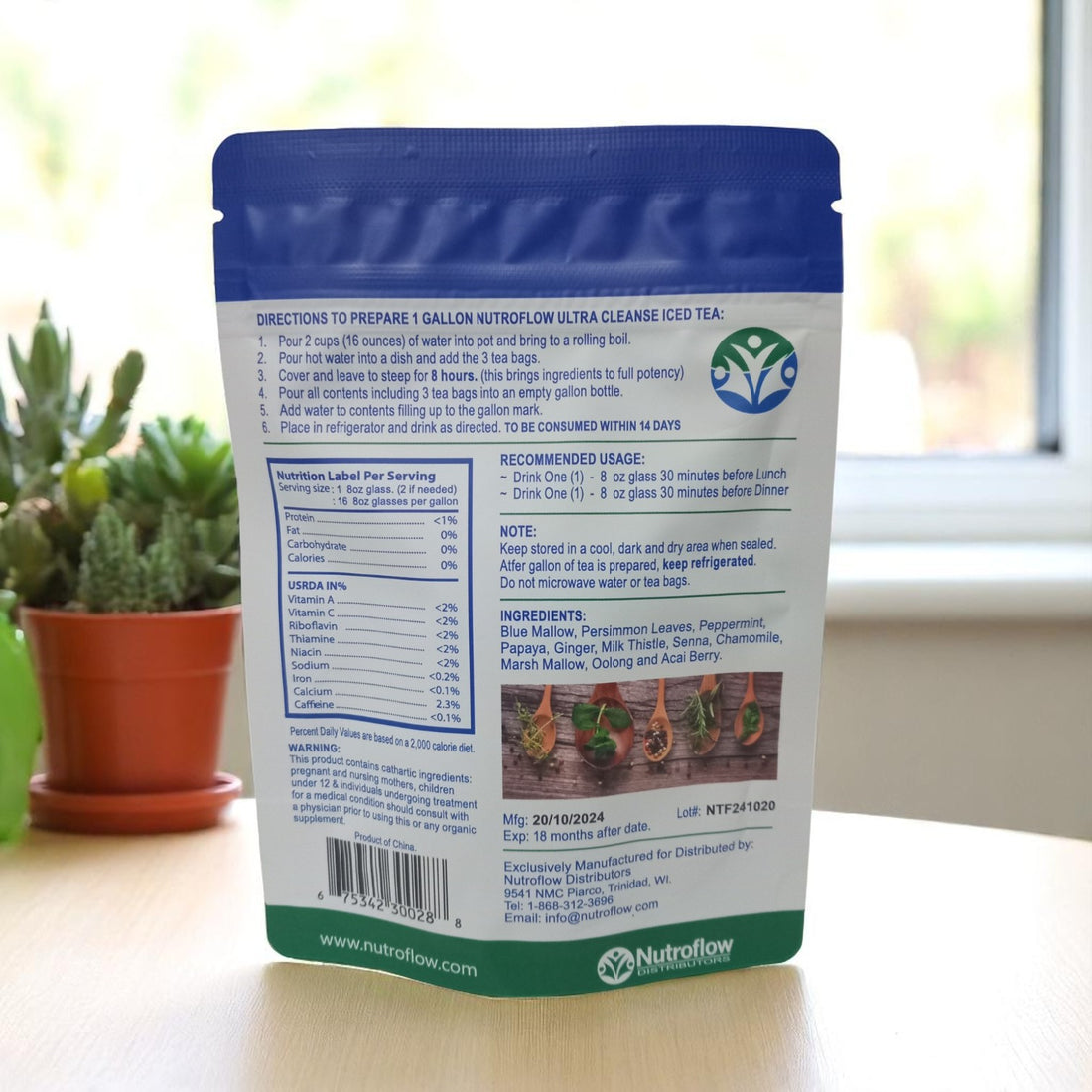 8 Days Nutroflow Ultra Cleanse Iced Tea
