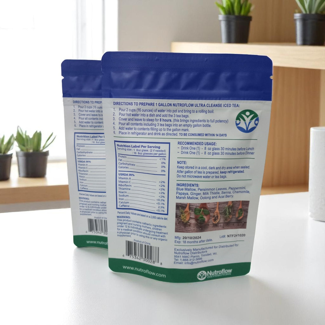 16 Days Nutroflow Ultra Cleanse Iced Tea - Nutroflow 